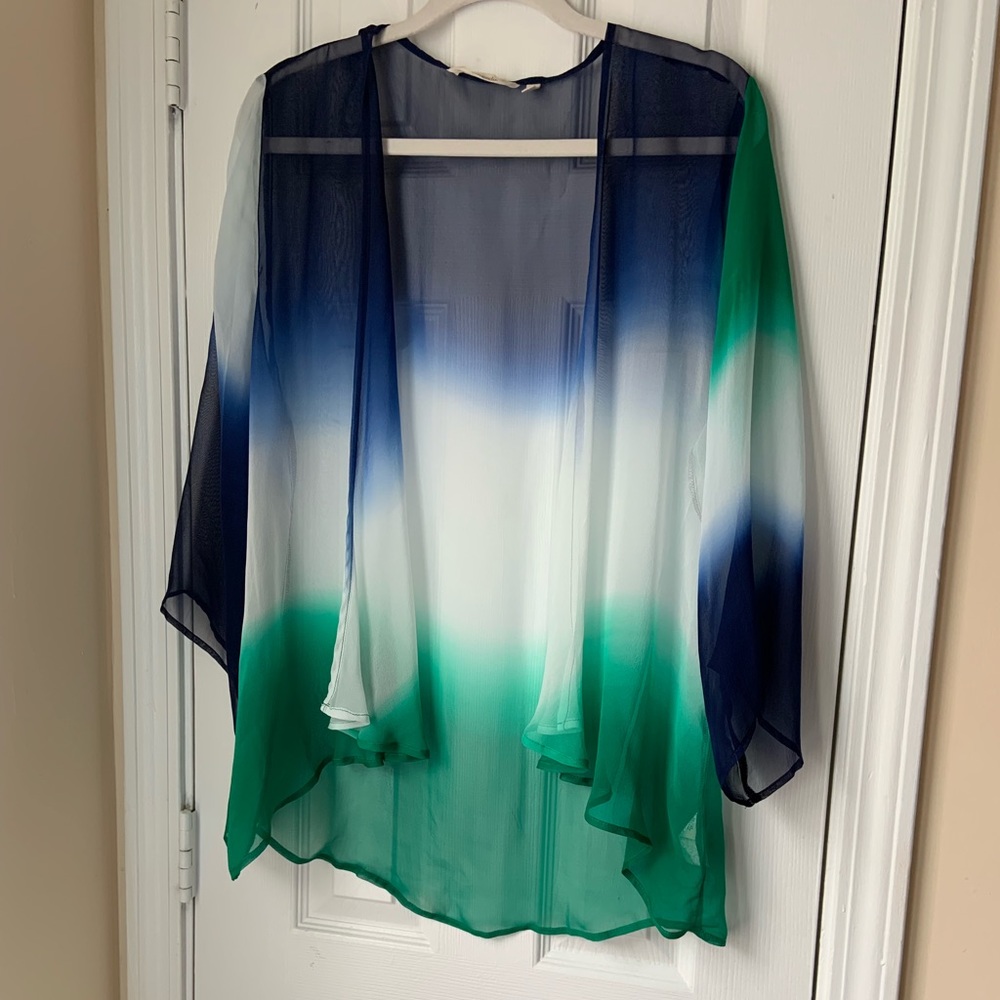 Soft Surroundings Silk Watercolor Sheer Ca…